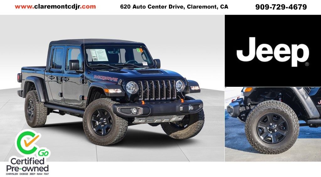 Certified 2022 Jeep Gladiator Mojave w/ Cold Weather Group image 1
