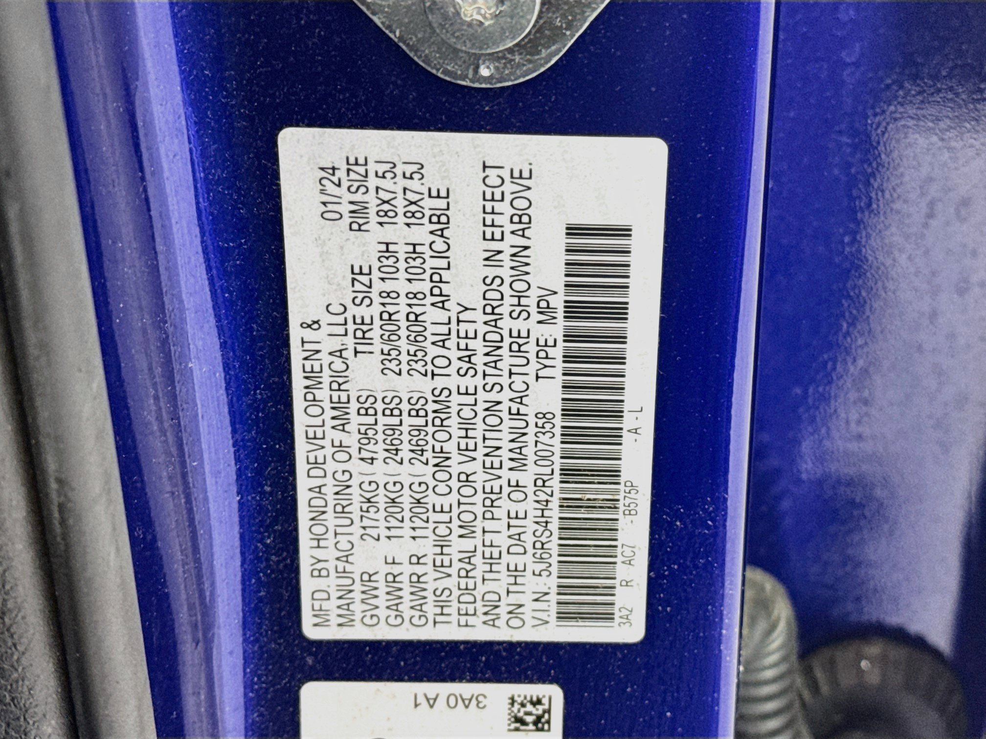 Certified 2024 Honda CR-V EX image 32
