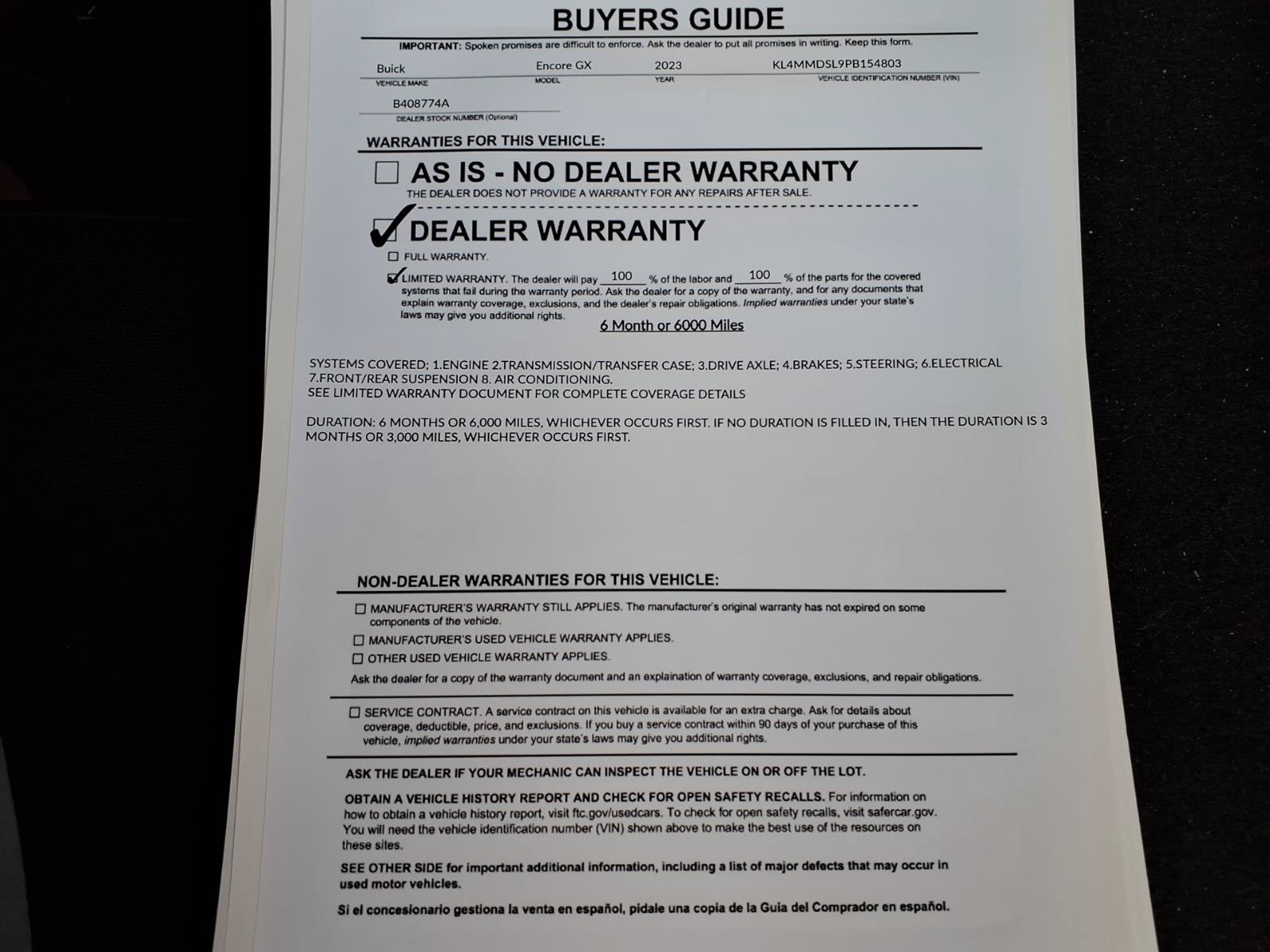 Used 2023 Buick Encore GX Select w/ Experience Buick Package FWD image 38