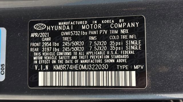 Used 2021 Hyundai Palisade Calligraphy w/ Cargo Package FWD image 30