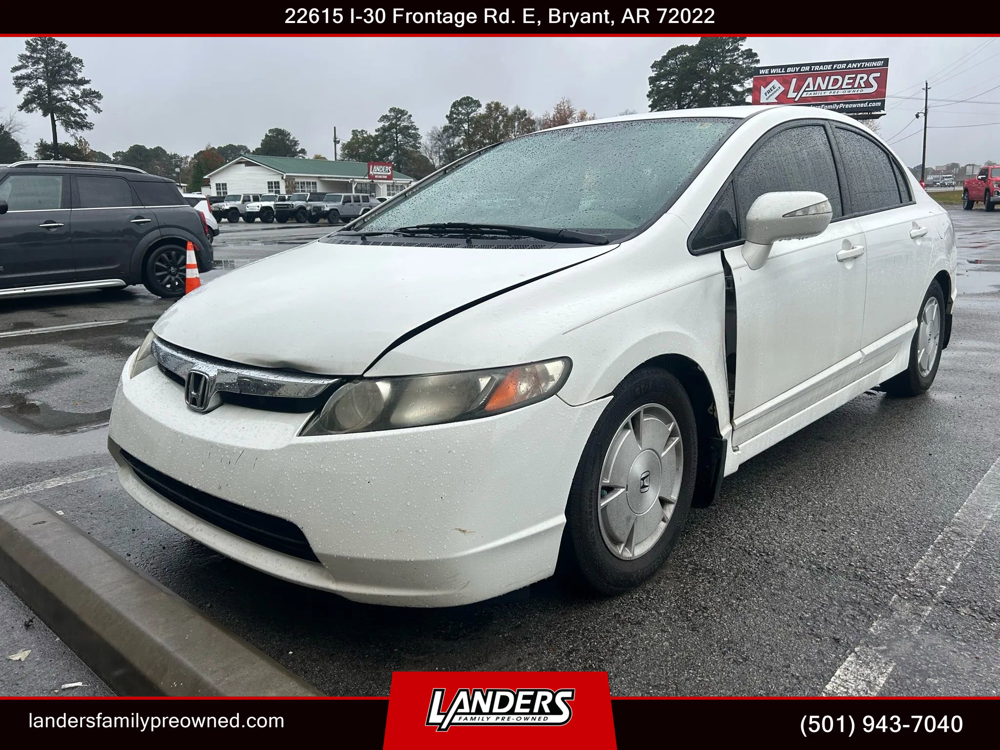 Used 2008 Honda Civic Hybrid Sedan