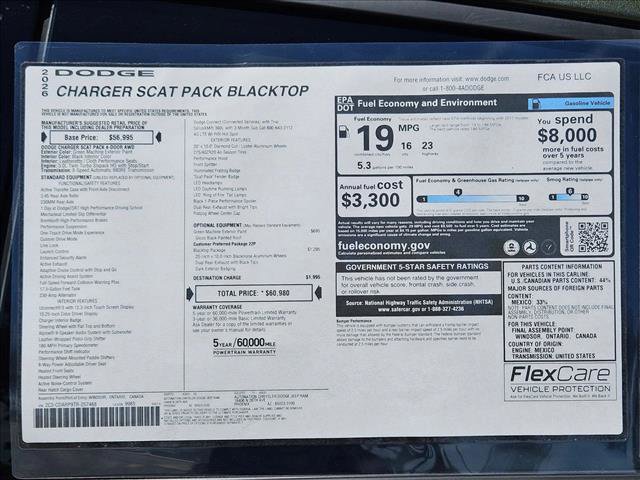 New 2026 Dodge Charger Scat Pack AWD/4WD image 18