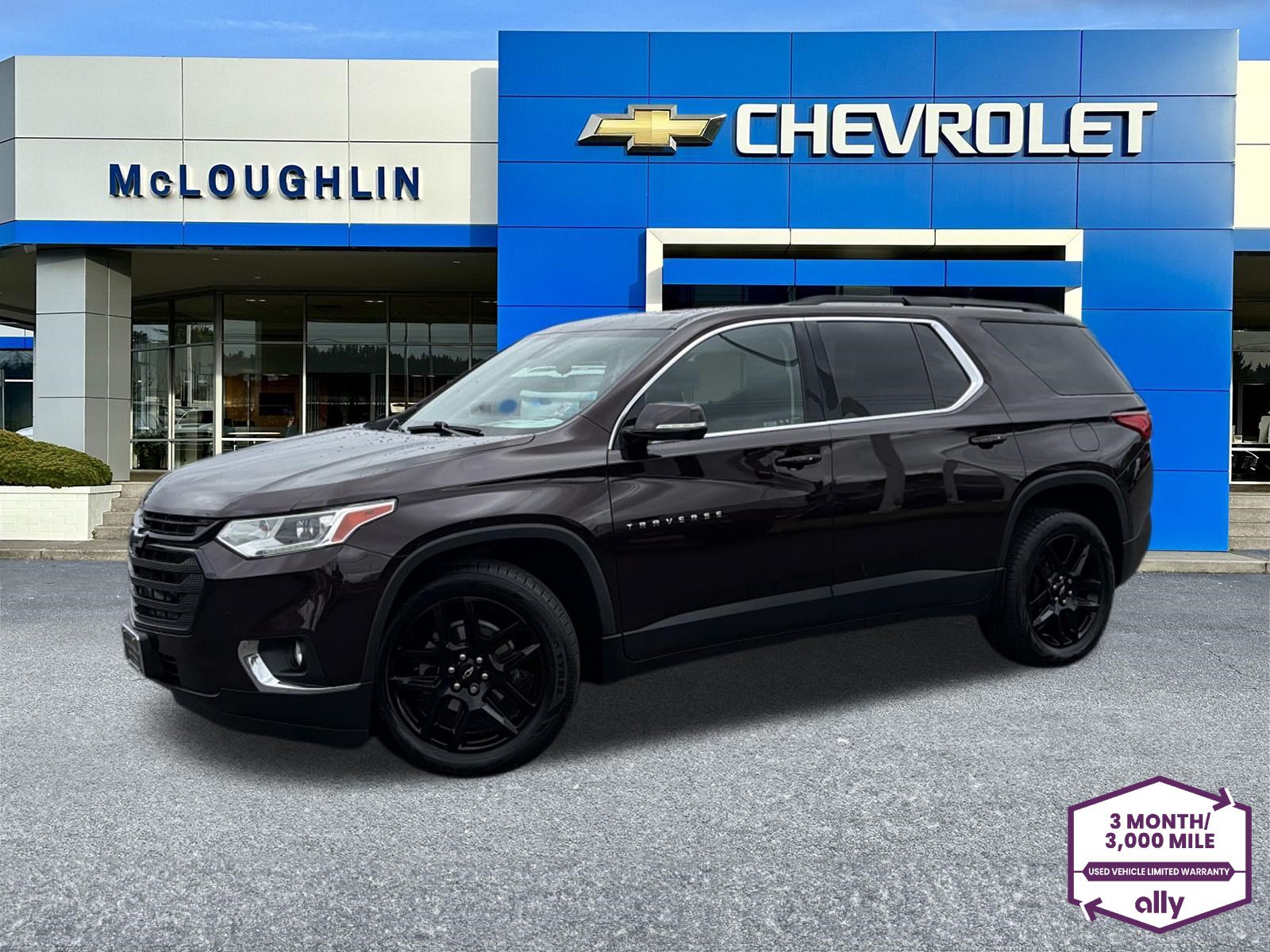 Used 2020 Chevrolet Traverse LT w/ LPO, Midnight Edition AWD/4WD image 1
