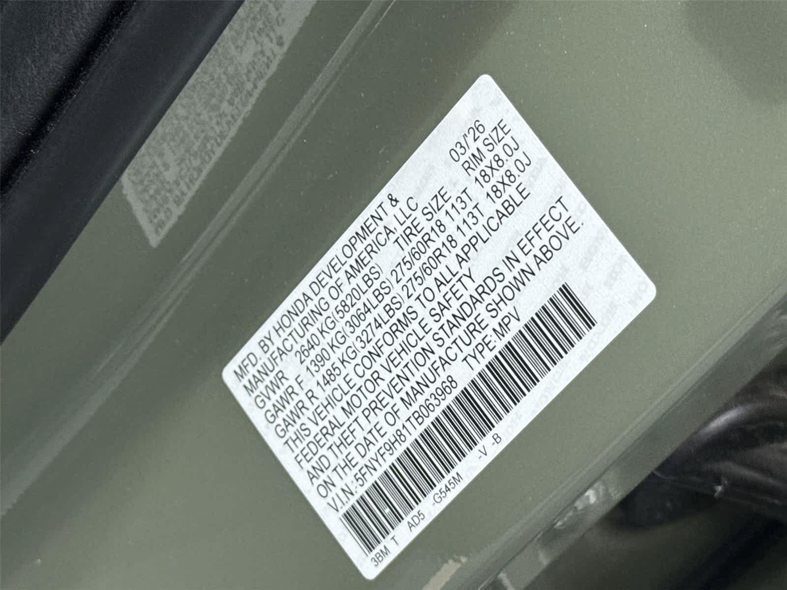 Used 2026 Honda Passport TrailSport Elite image 31