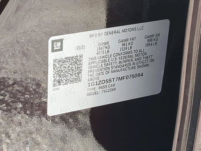 Used 2021 Chevrolet Malibu LT FWD image 23