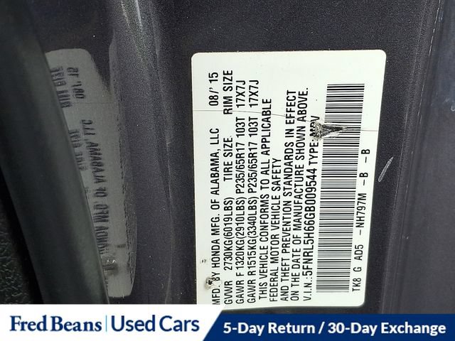 Used 2016 Honda Odyssey EX-L image 25