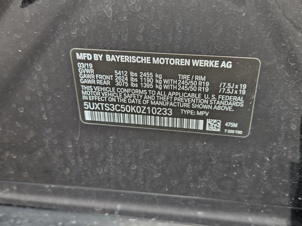 Used 2019 BMW X3 M40i w/ Premium Package AWD/4WD image 32