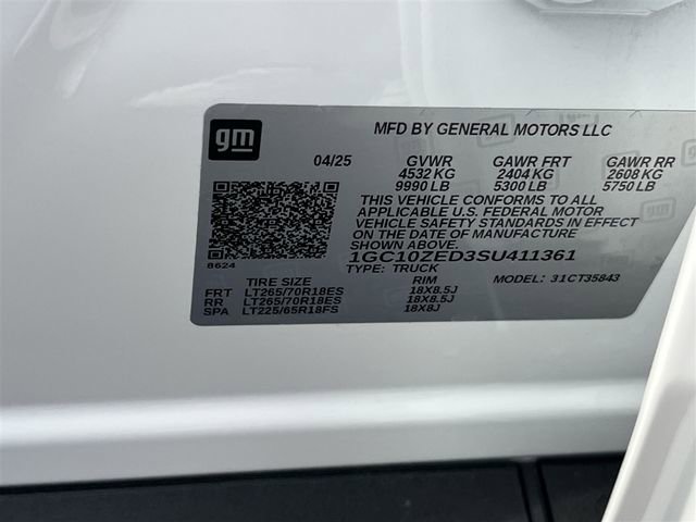 New 2025 Chevrolet Silverado EV LT image 34