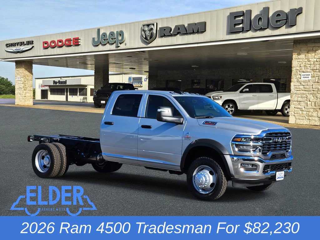 New 2026 RAM 4500 Tradesman w/ Chrome Appearance Group