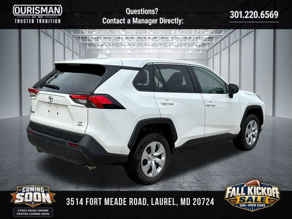 Used 2025 Toyota RAV4 LE AWD/4WD image 2