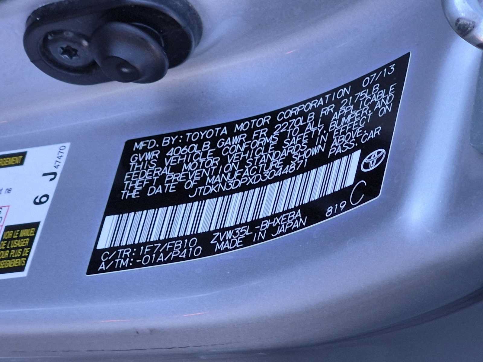 Used 2013 Toyota Prius Prime Plug-In Hybrid FWD image 30
