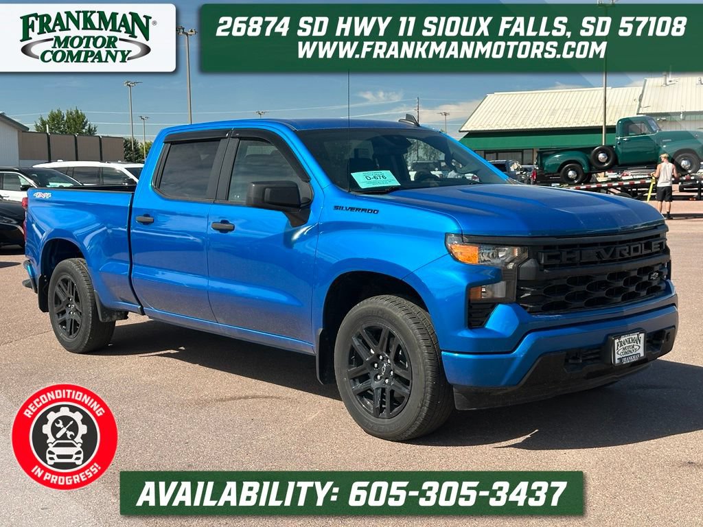 Used 2023 Chevrolet Silverado 1500 Custom w/ LPO, Dark Essentials Package