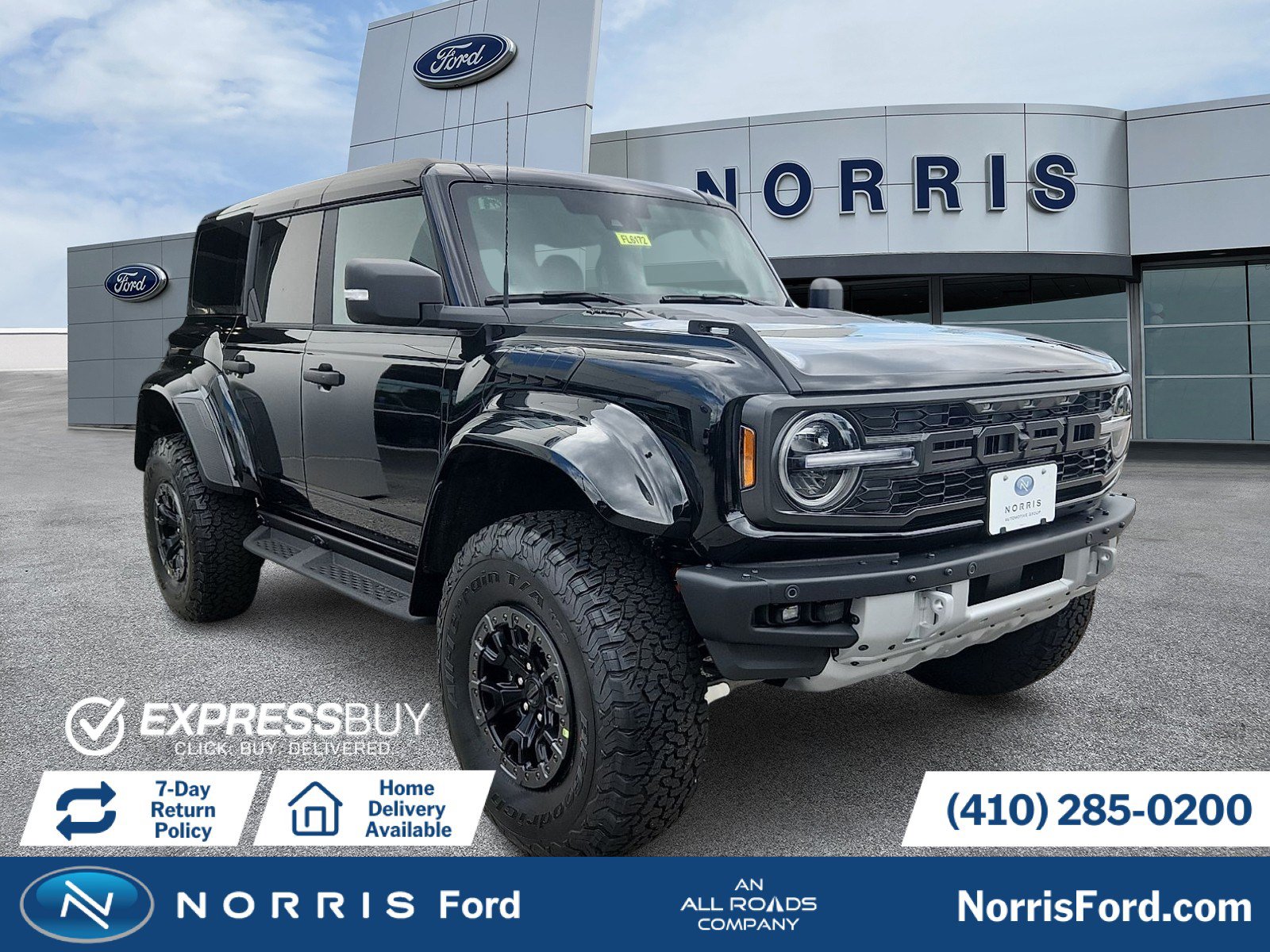 New 2026 Ford Bronco Raptor w/ Interior Carbon Fiber Pack AWD/4WD image 1