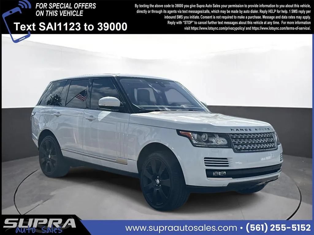 Used 2017 Land Rover Range Rover Supercharged