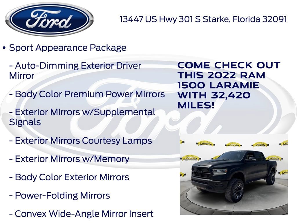 Used 2022 RAM 1500 Laramie AWD/4WD image 30