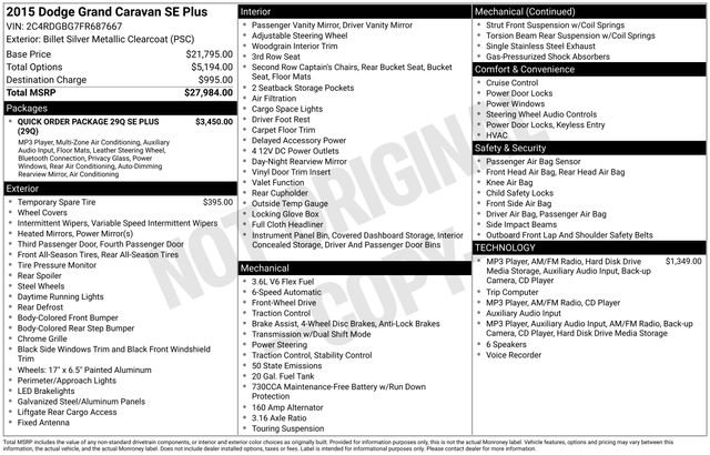 Used 2015 Dodge Grand Caravan SE FWD image 38
