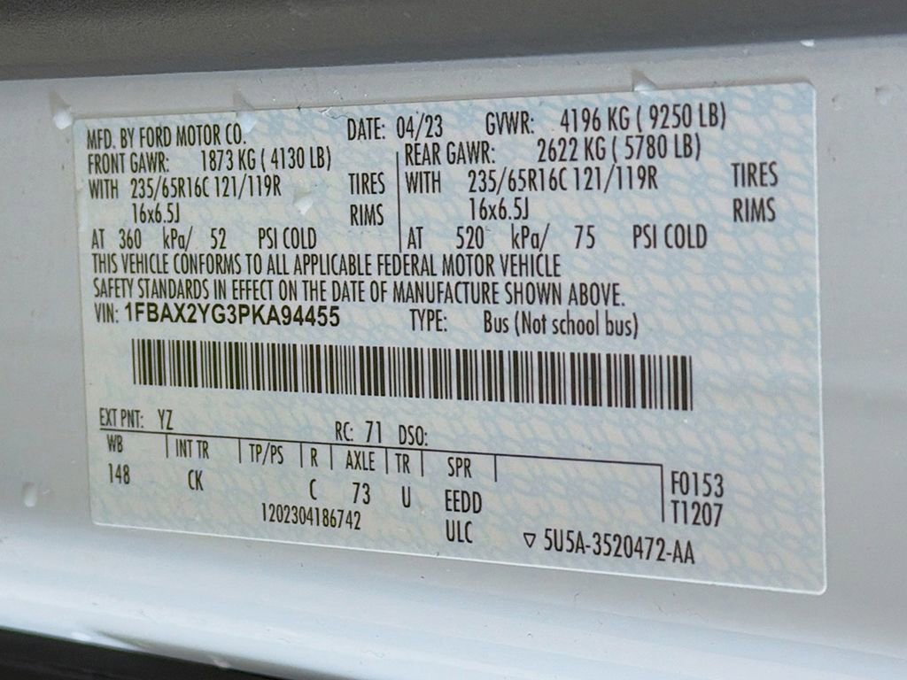 Used 2023 Ford Transit 350 XLT image 37