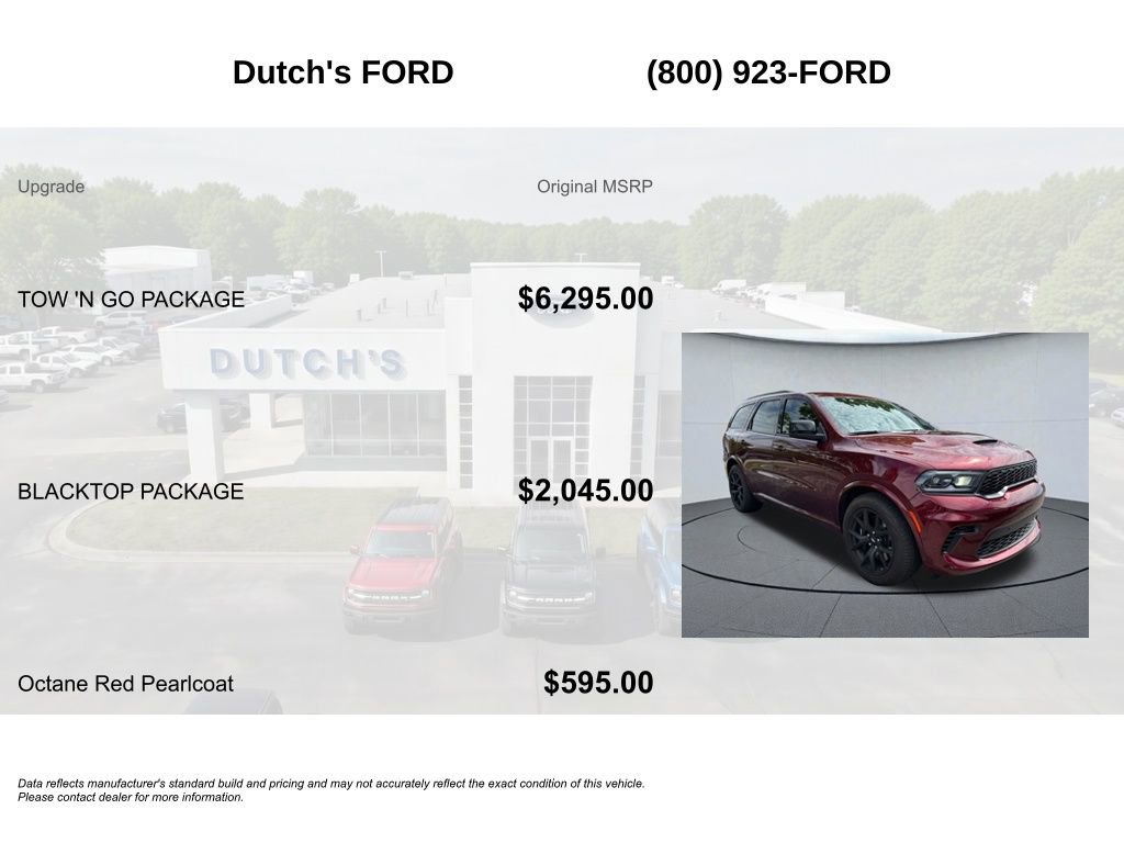Used 2026 Dodge Durango GT w/ Tow 'N Go Package AWD/4WD image 6