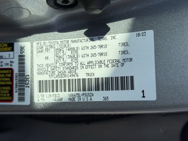 Used 2024 Toyota Tundra SR5 AWD/4WD image 34
