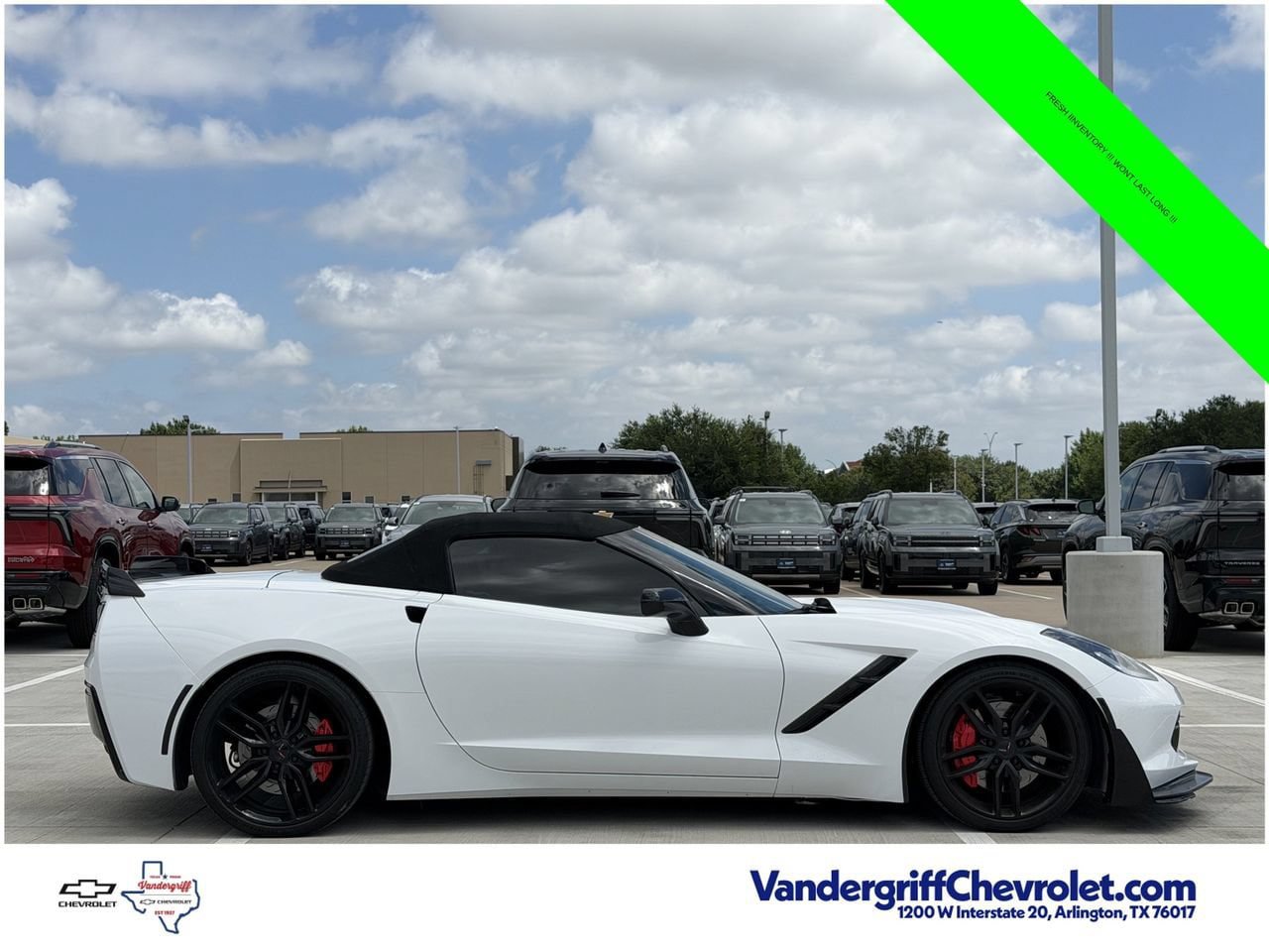Used 2014 Chevrolet Corvette Stingray Convertible w/ 3LT Preferred Equipment Group RWD image 3