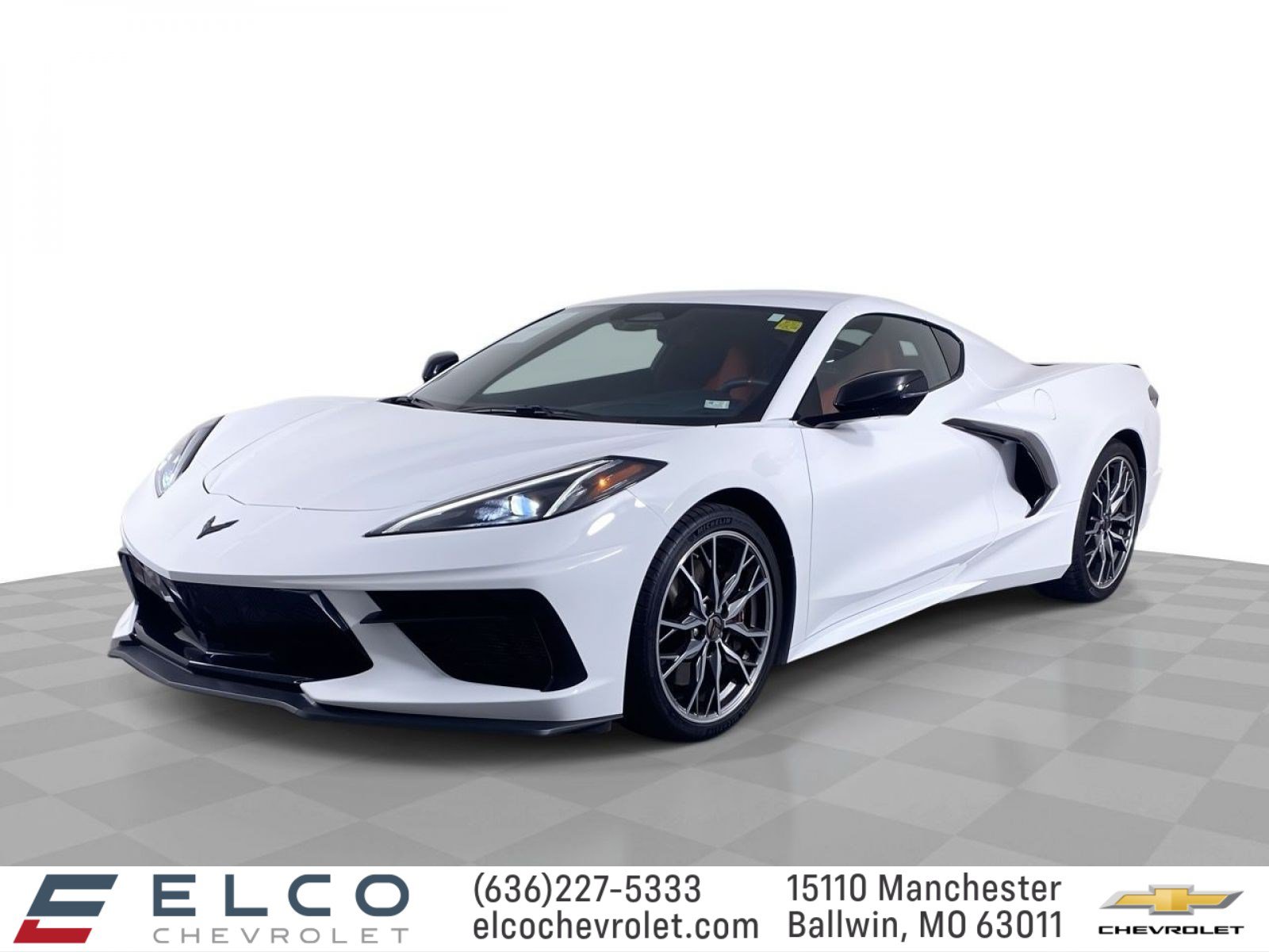 Certified 2025 Chevrolet Corvette Stingray Coupe w/ Z51 Performance Package RWD image 1
