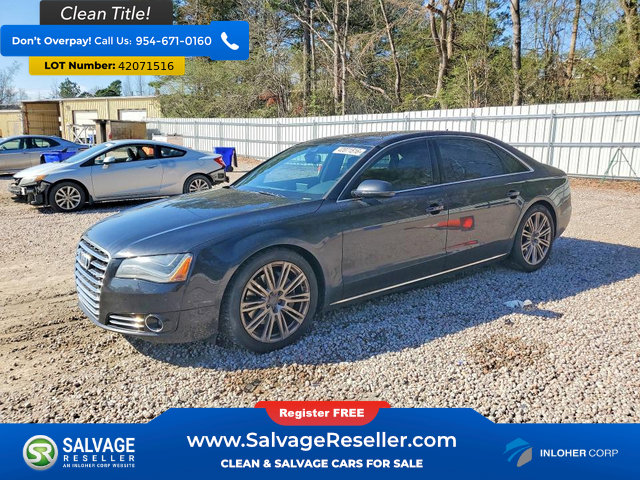 Used 2013 Audi A8 L 3.0T w/ Driver Assistance Pkg image 1