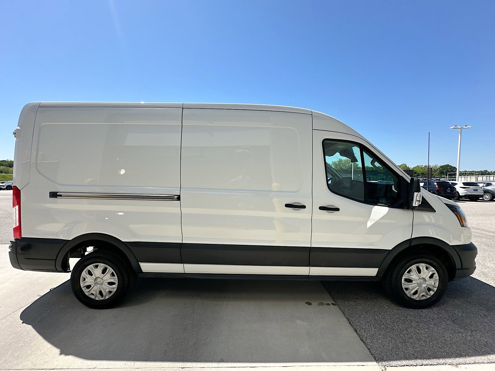 Used 2023 Ford E-Transit Medium Roof w/ Load Area Protection Package RWD image 8