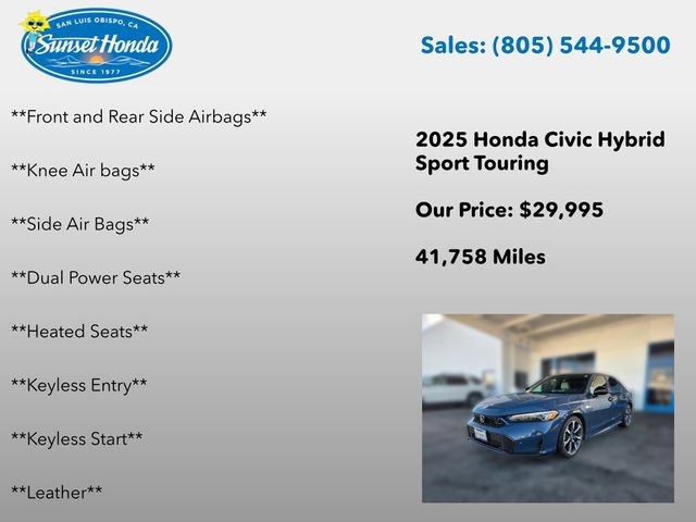 Used 2025 Honda Civic Sport Touring image 8
