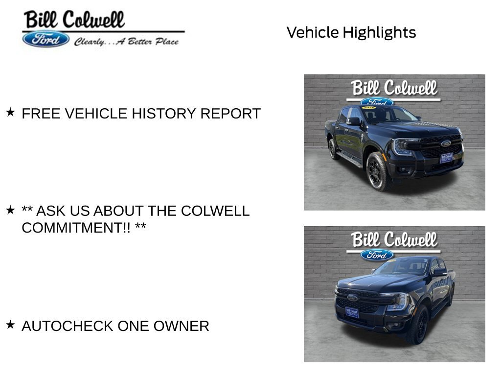 Certified 2025 Ford Ranger XLT w/ Equipment Group 301A High AWD/4WD image 12