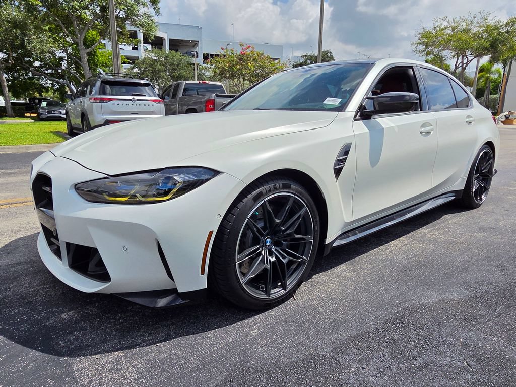 Used 2021 BMW M3 Competition w/ M Carbon Exterior Package RWD image 16