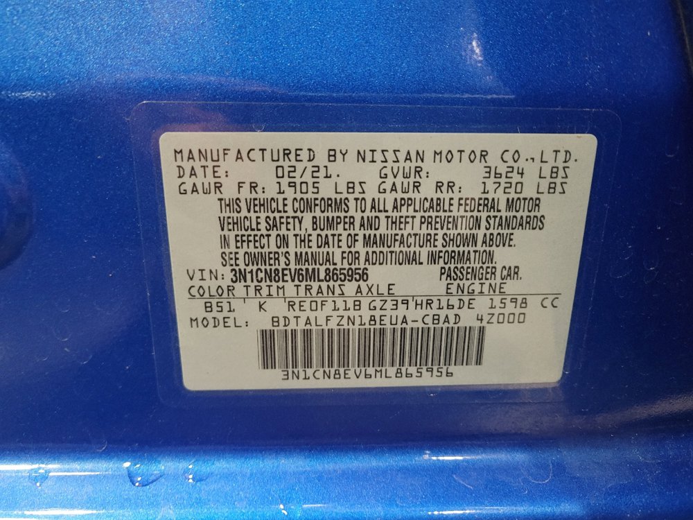 Used 2021 Nissan Versa SV FWD image 33