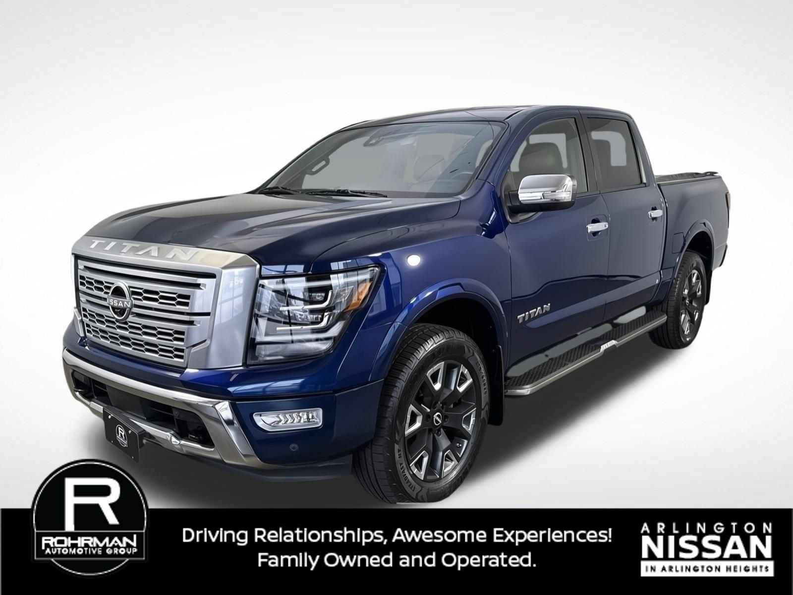 Certified 2023 Nissan Titan Platinum Reserve w/ Off Road Protection Package AWD/4WD image 1