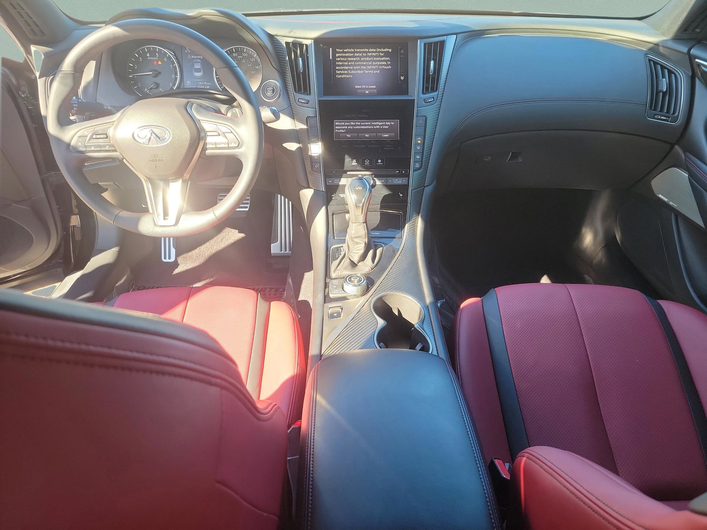 Certified 2022 INFINITI Q60 Red Sport 400 w/ Carbon Fiber Package image 6