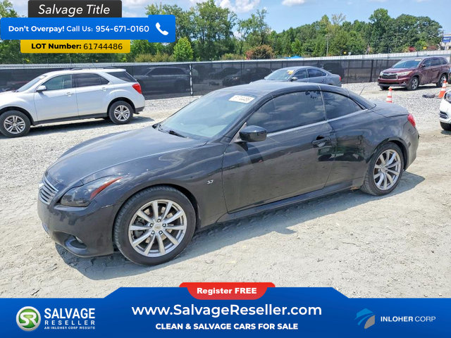 Used 2015 INFINITI Q60 Convertible w/ Premium Package