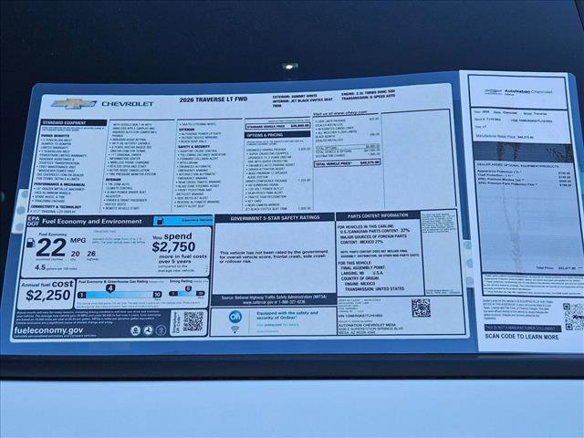 New 2026 Chevrolet Traverse LT w/ Enhanced Driving Package image 18