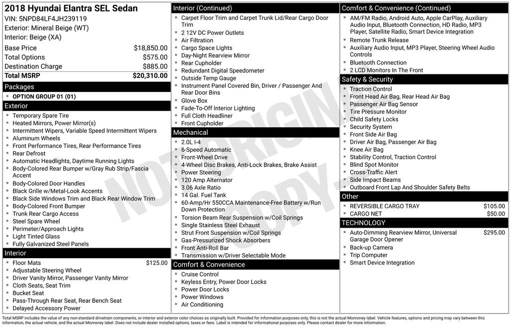 Used 2018 Hyundai Elantra SEL image 5