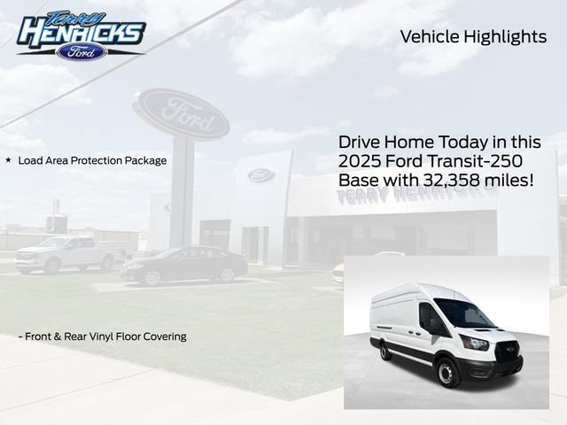 Used 2025 Ford Transit 250 148 High Roof Extended w/ Load Area Protection Package RWD image 4