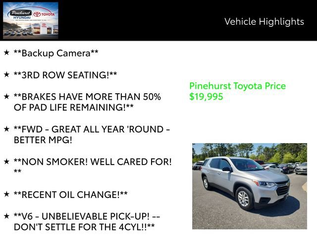 Used 2020 Chevrolet Traverse LS FWD image 14