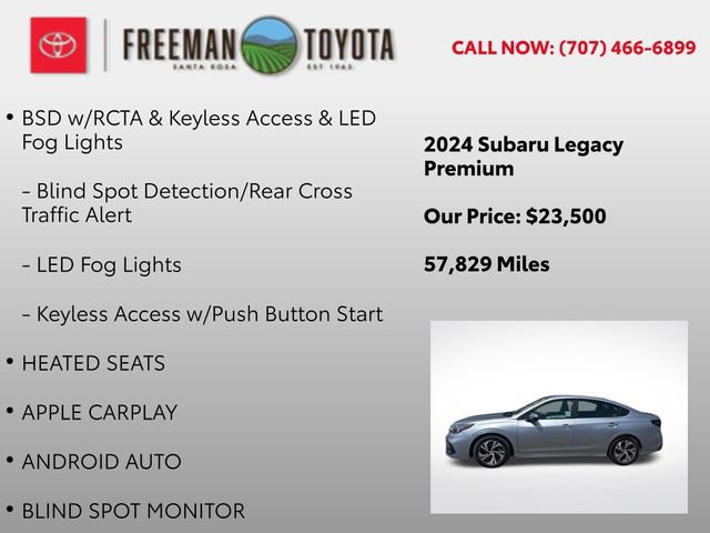 Used 2024 Subaru Legacy Premium AWD/4WD image 5
