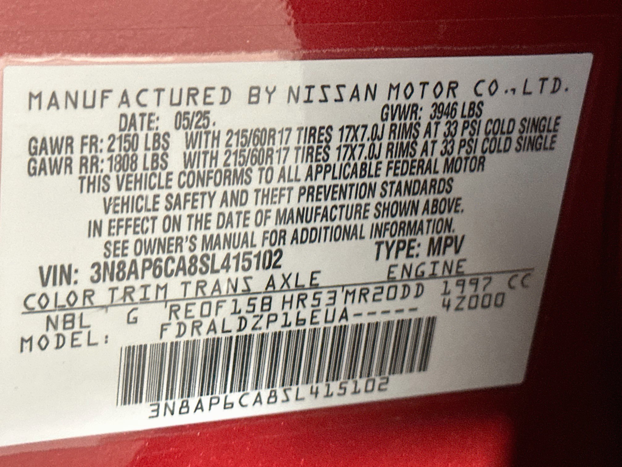 Used 2025 Nissan Kicks SV FWD image 12