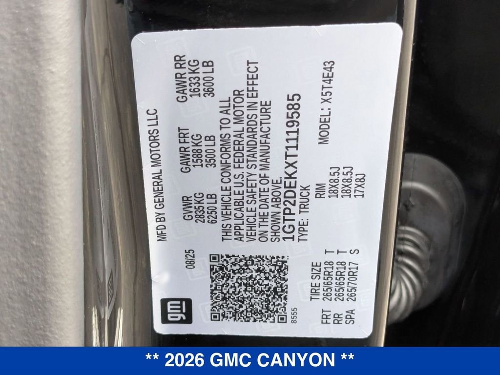 New 2026 GMC Canyon AT4 w/ Technology Plus Package image 38