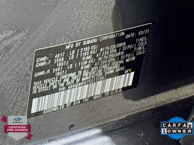 Certified 2025 Subaru Crosstrek 2.5i Sport image 32