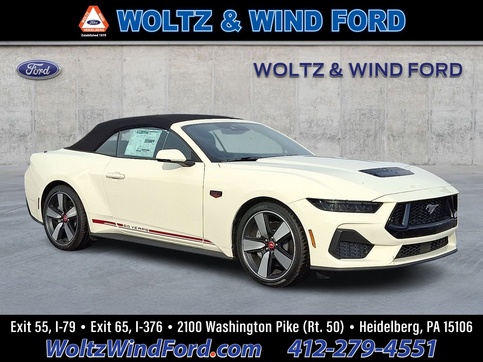 Used 2025 Ford Mustang GT Premium w/ 60th Anniversary Package image 1