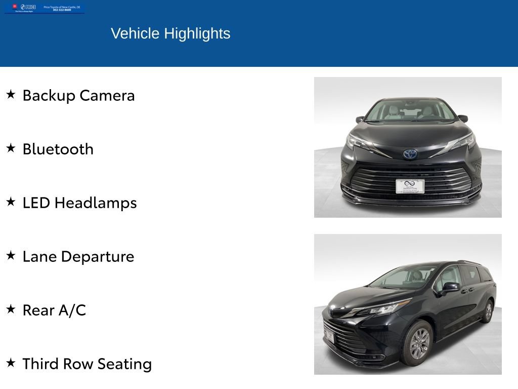 Used 2023 Toyota Sienna LE AWD/4WD image 2