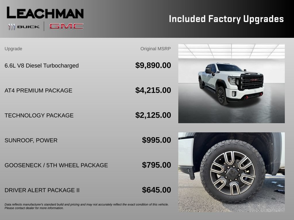 Used 2020 GMC Sierra 2500 AT4 w/ AT4 Premium Package AWD/4WD image 10