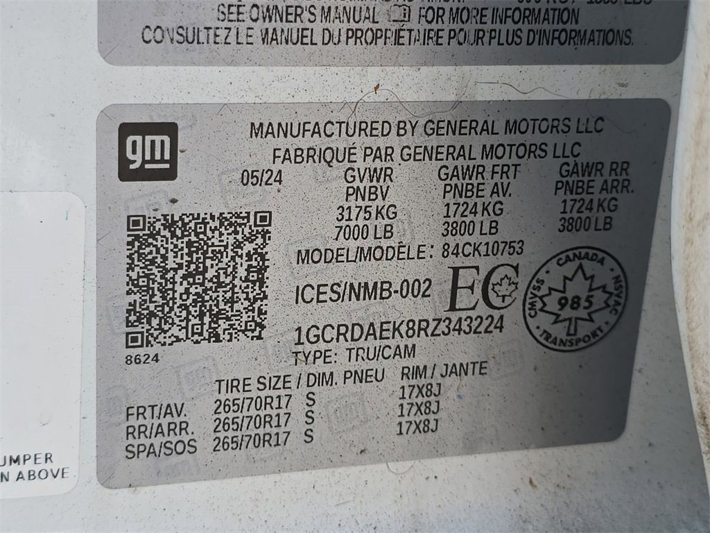 Used 2024 Chevrolet Silverado 1500 W/T image 35