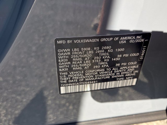 New 2026 Volkswagen Atlas SE AWD/4WD image 21
