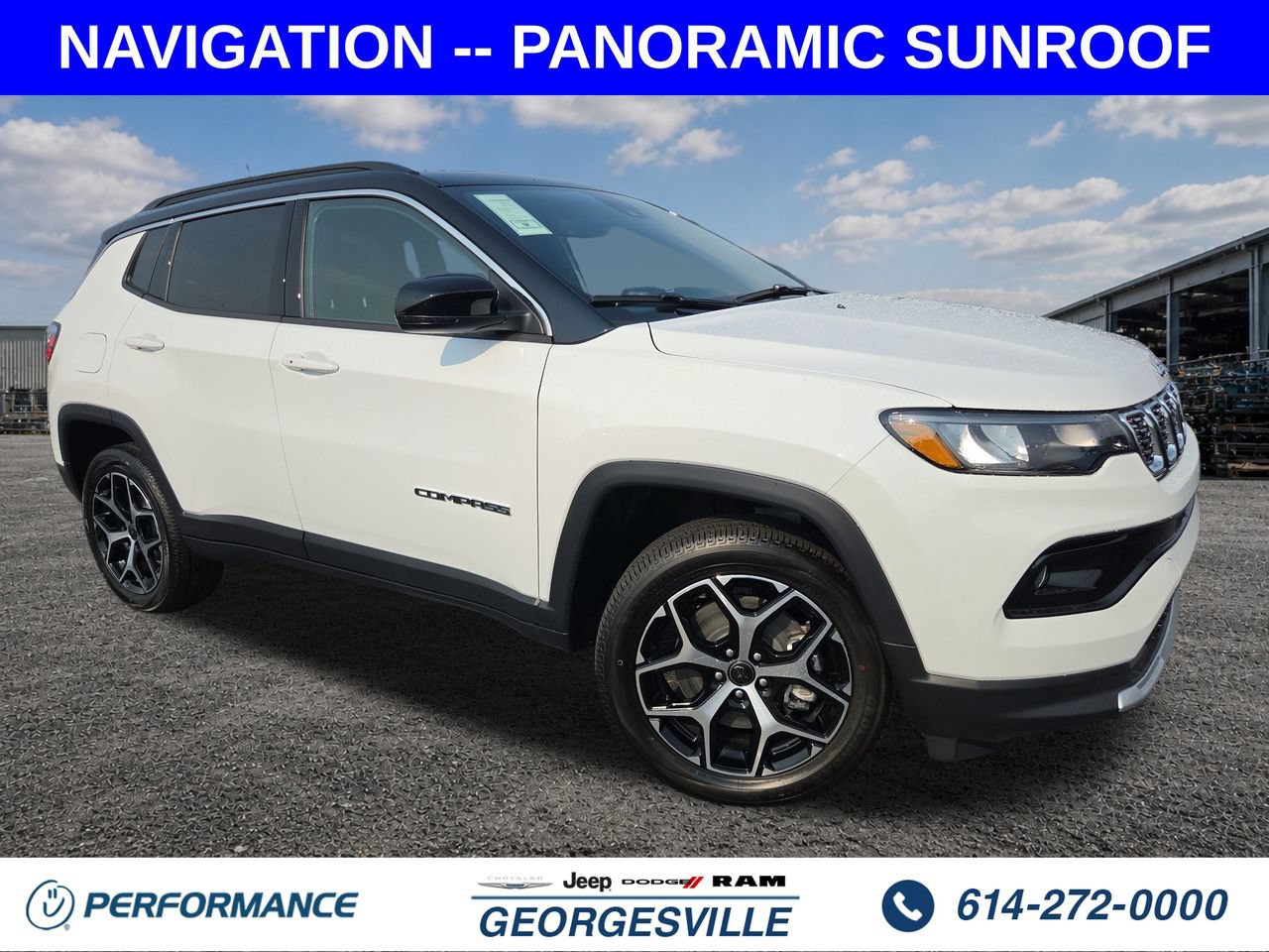 New 2026 Jeep Compass Limited w/ Sun, Sound & Navigation Group