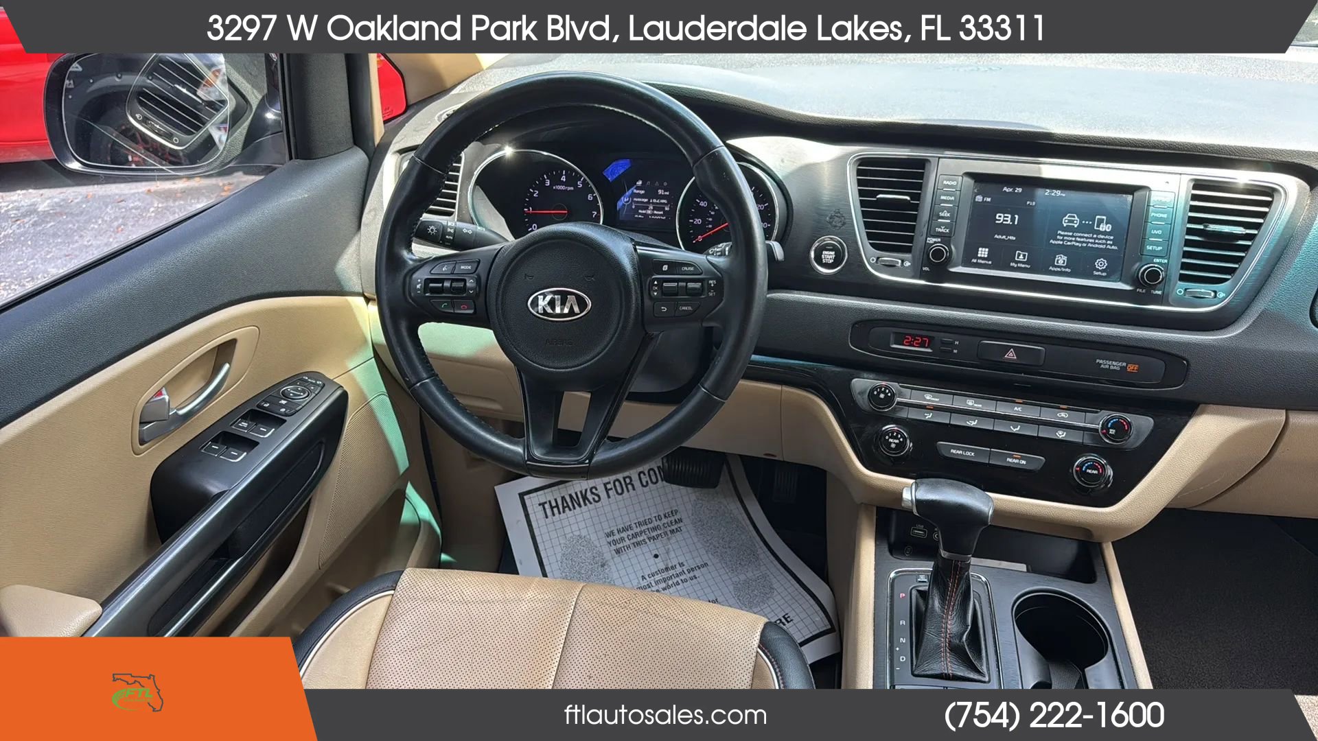 Used 2017 Kia Sedona LX w/ LX Essentials Premium Package FWD image 33