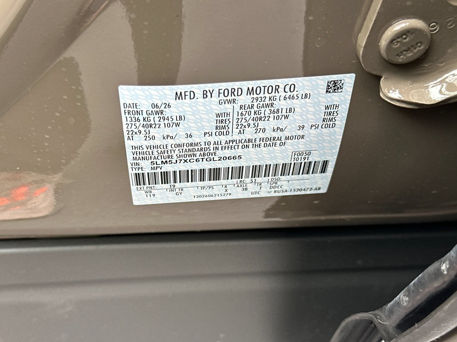 New 2026 Lincoln Aviator Reserve AWD/4WD image 29